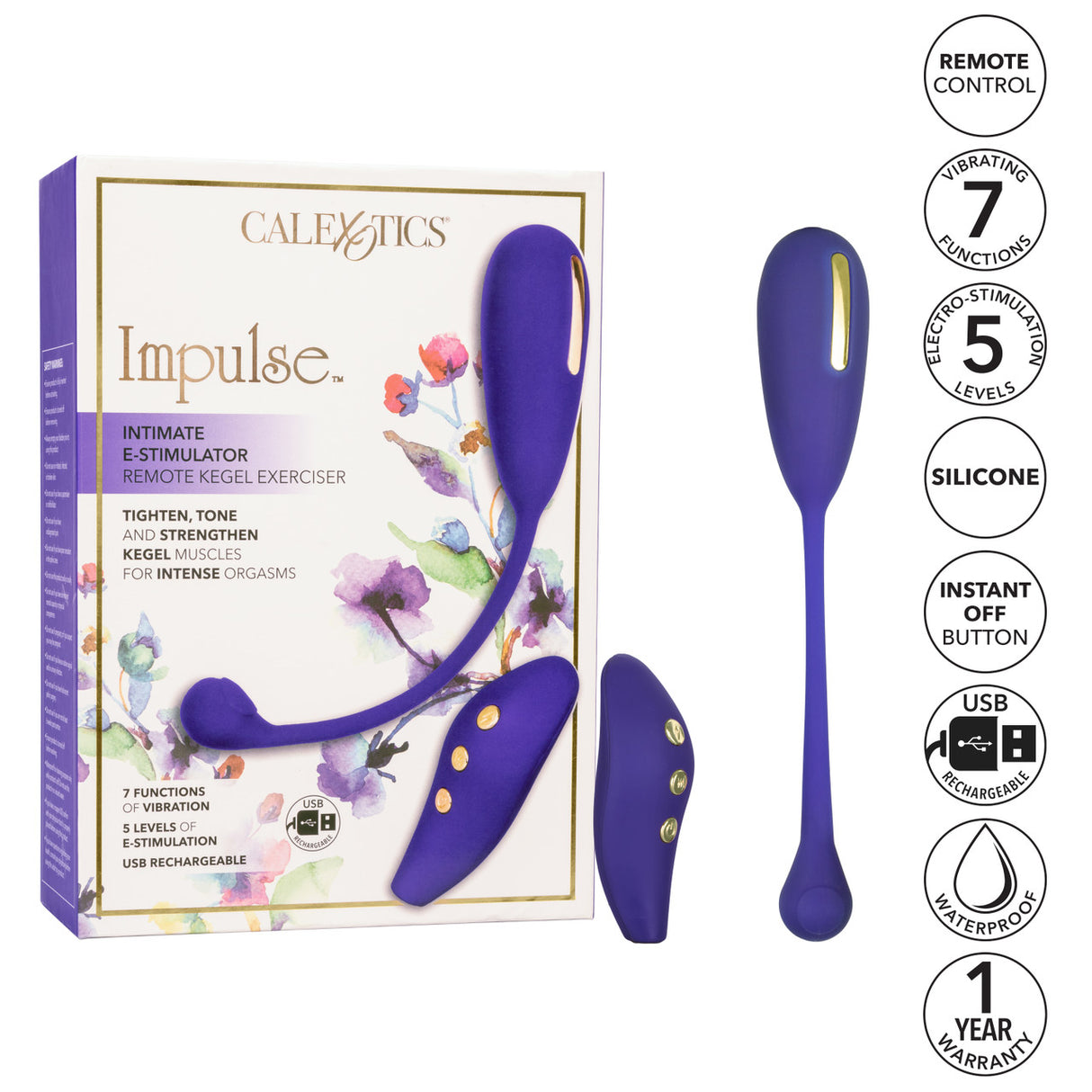 CalExotics - Impulse Remote Kegel eStim Pelvic Floor Exerciser