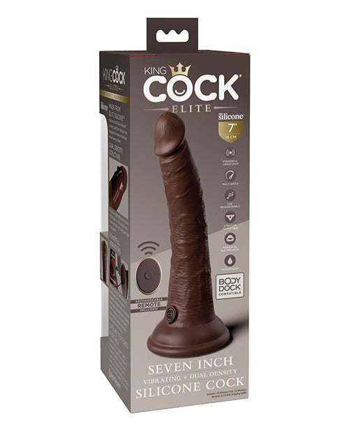 Pipedream - King Cock Elite Vibrating Silicone Suction Dildo CherryAffairs
