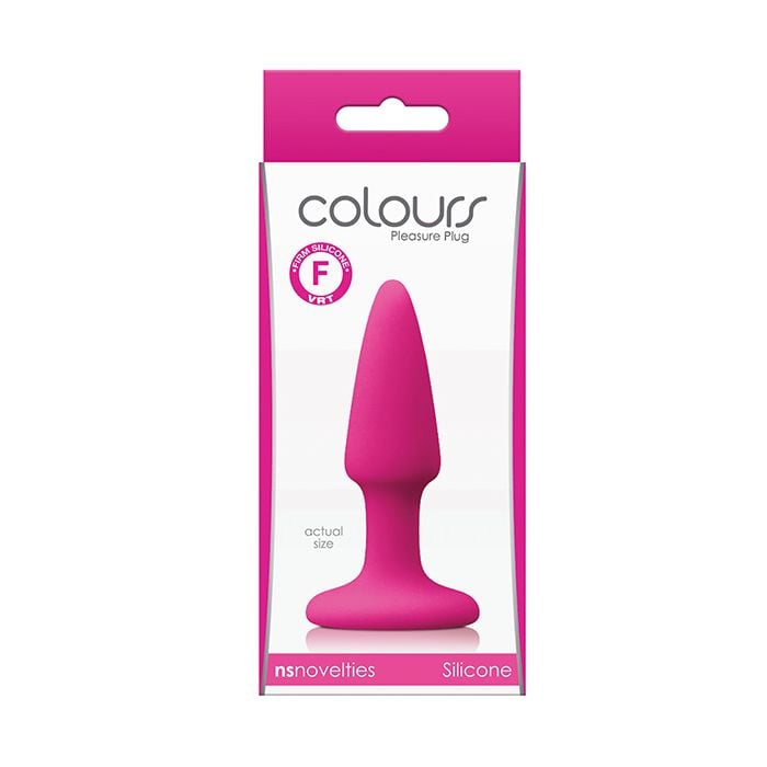 NS Novelties - Colours Pleasures Mini Anal Plug (Pink) NS1183 CherryAffairs
