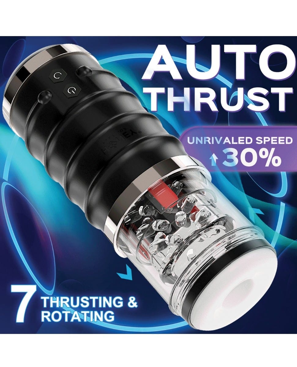 Honey Play Box - Warrior Auto-Thrusting Male Masturbator (Black) OT1324 CherryAffairs