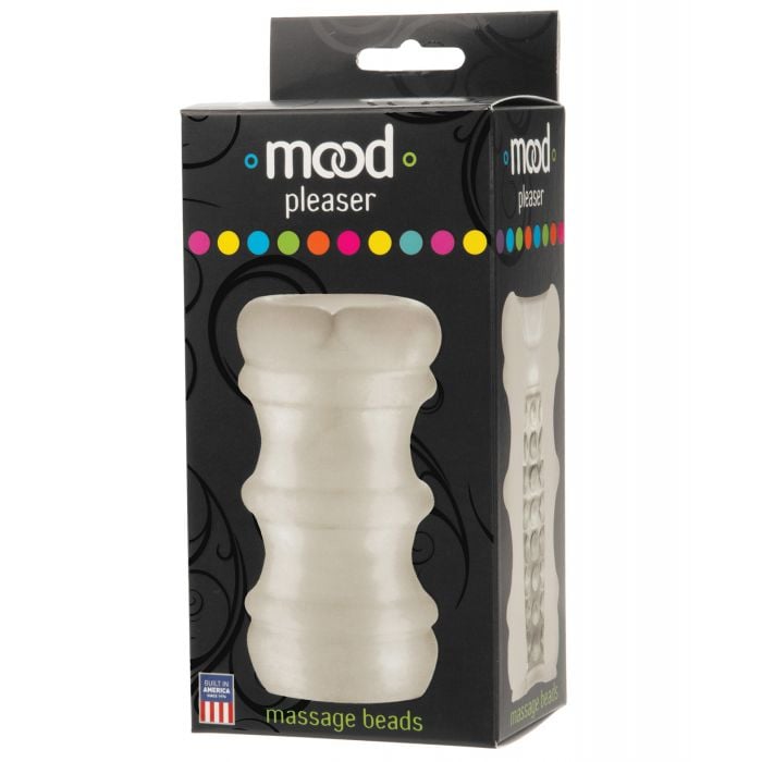 Doc Johnson - Mood ULTRASKYN Massage Beads Masturbator (Clear) DJ1225 CherryAffairs