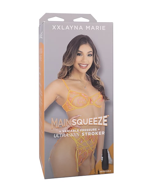 Doc Johnson - Main Squeeze Xxlayna Marie ULTRASKYN 阴道自慰器(棕色)
