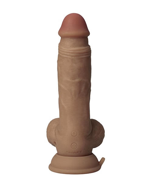 Shaft - Flexskin Liquid Silicone Vibrating Dildo with Balls CherryAffairs
