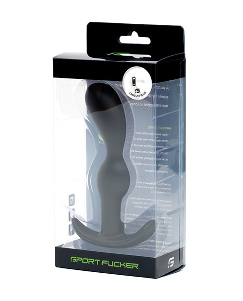 Sport Fucker - Crossfit Silicone Prostate Massager (Black) SPF1010 CherryAffairs