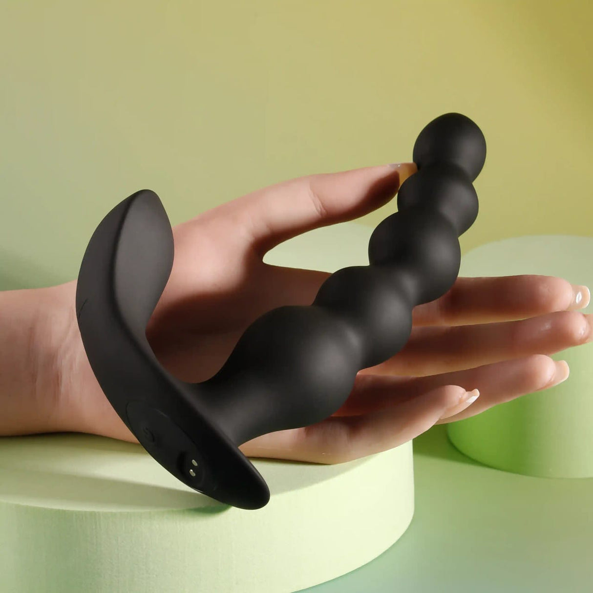 Evolved - Bead Me Up Remote-Controlled Vibrating Anal Beads (Black) EV1213 CherryAffairs