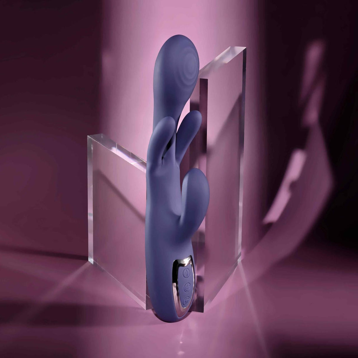 Evolved - Bow Down Rechargeable Rabbit Vibrator (Purple) EV1217 CherryAffairs