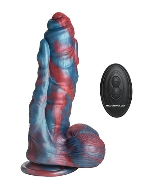 XR Brands - Creature Cocks Hydra Vibrating Silicone Dildo (Blue) XR1108 CherryAffairs