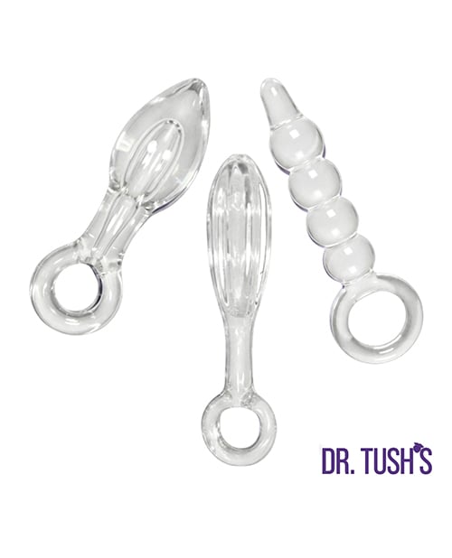 Dr. Tush's - Halo of Pleasure 玻璃肛塞套装