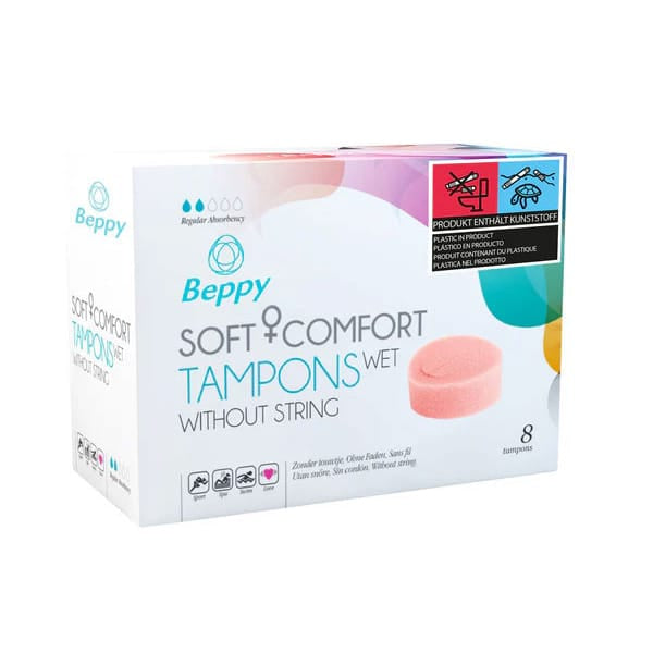 Beppy - Soft and Comfort Tampons Wet Without String BP1005 CherryAffairs