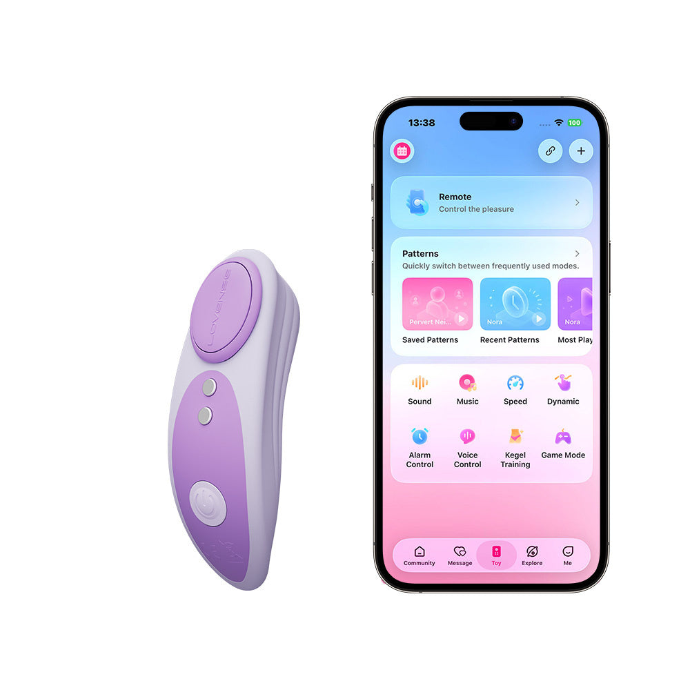 Lovense - Ferri Reserve 应用控制式储物柜振动器(紫色)