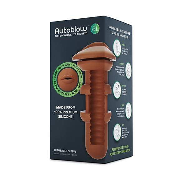 🎁 Autoblow - A.I Series Standard Silicone Sleeve Vagina Mouth Anus Orifice (100% off) AB1017 CherryAffairs