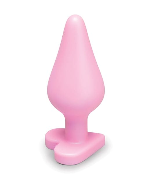 B-Vibe - B-Mine Butties Heart-Base Silicone Anal Plug (Pink) BV1027 CherryAffairs