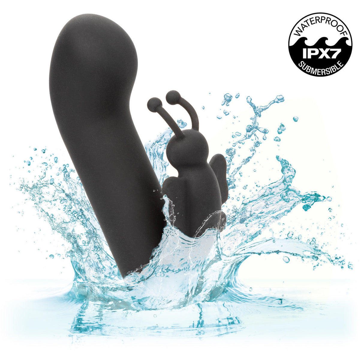 CalExotics - Raven Butterfly Rechargeable Mini Dual Vibrator (Black) â product view 9