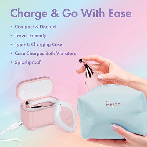 Blush Novelties - Play With Me Wanderlust 4 Piece Vibrator Set (Pink) BN1162 CherryAffairs