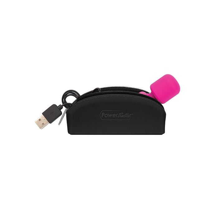 BMS Factory - PalmPower Pocket Rechargeable Mini Wand Vibrator (Pink) BMS1026 CherryAffairs