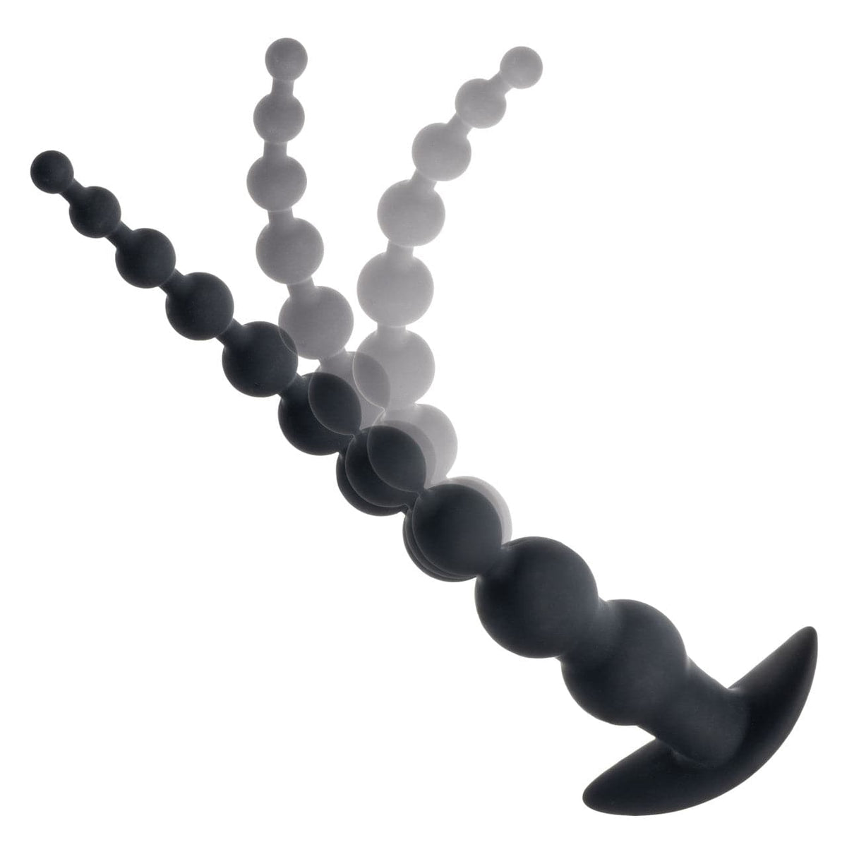 CalExotics - Rechargeable X-10 Extended Vibrating Anal Beads (Black) CE2193 CherryAffairs