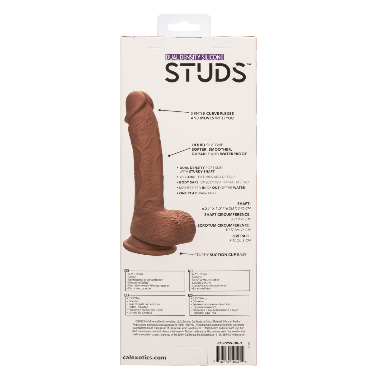 California Exotics - Dual Density Silicone Studs Realistic Dildo CherryAffairs