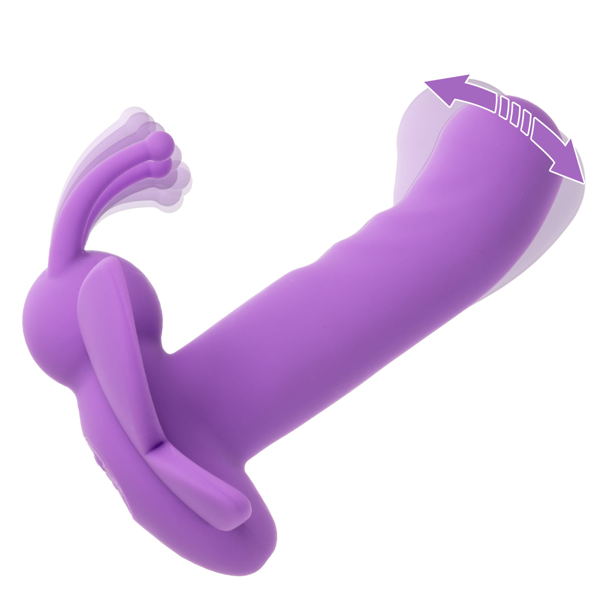 California Exotics - First Time Rotating Venus Butterfly Vibrator (Purple) CE2127 CherryAffairs