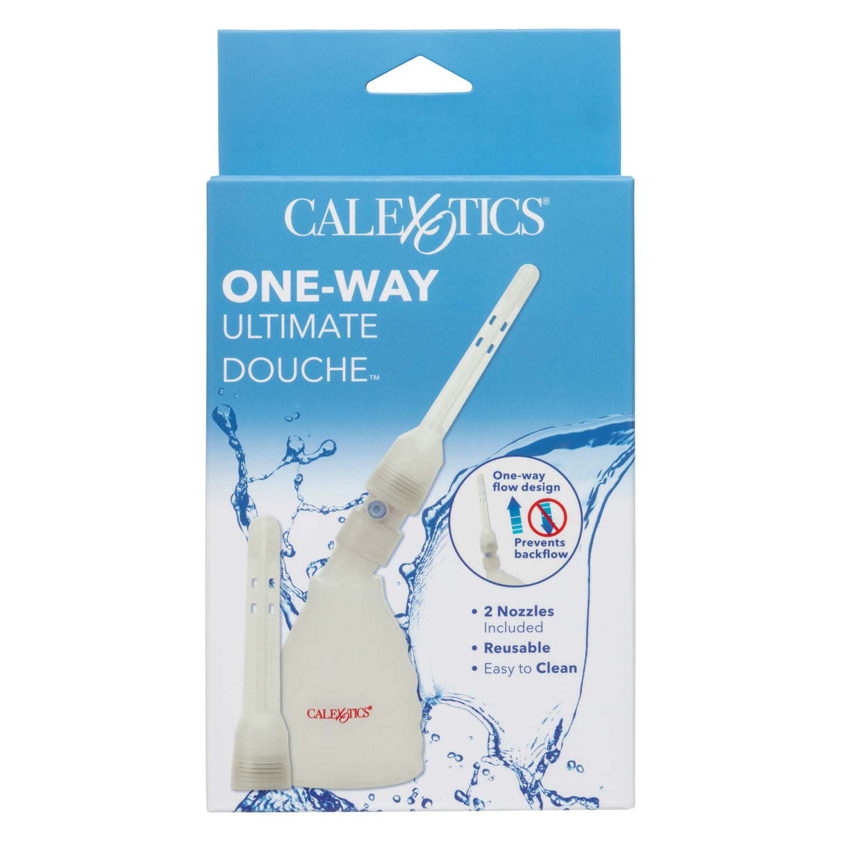 California Exotics - One Way Ultimate Anal Douche (White) CE2129 CherryAffairs