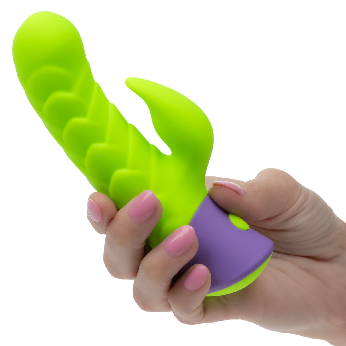 California Exotics - Rave Dragon G Rabbit Vibrator (Green) CE2112 CherryAffairs