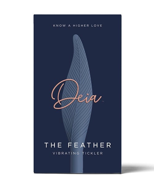 Deia - The Feather Rechargeable Clitoral Vibrator (Blue) DEI1001 CherryAffairs