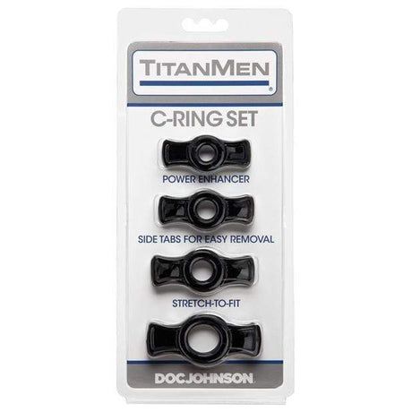 Doc Johnson - Titanmen Tools Cock Ring Set - CherryAffairs.sg