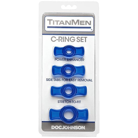 Doc Johnson - Titanmen Tools Cock Ring Set - CherryAffairs.sg