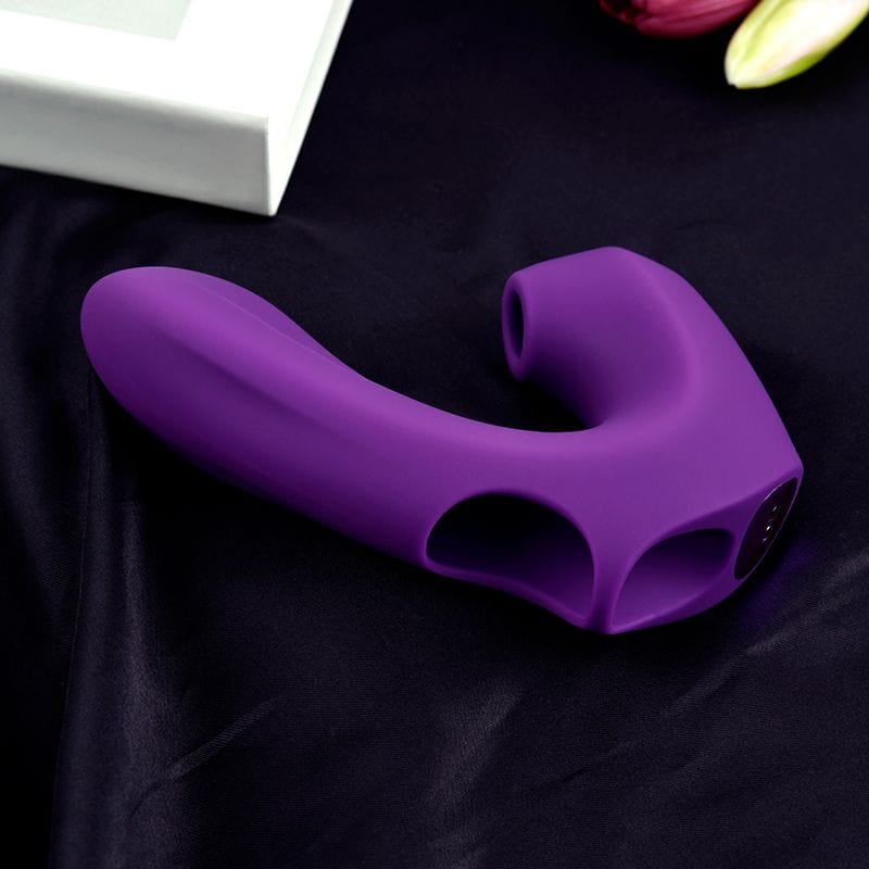 Erocome - Pictor Vibrating Sucking Finger Massager (Purple)    Clit Massager (Vibration) Rechargeable