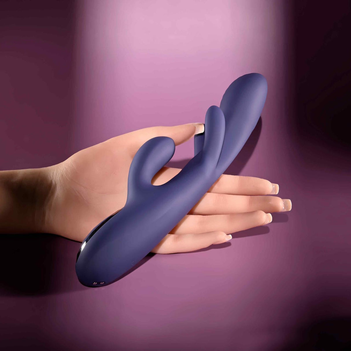 Evolved - Bow Down Rechargeable Rabbit Vibrator (Purple) EV1217 CherryAffairs