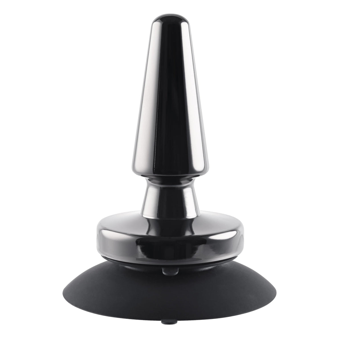 Evolved - Vibrating Metal Anal Plug with Suction Cup CherryAffairs