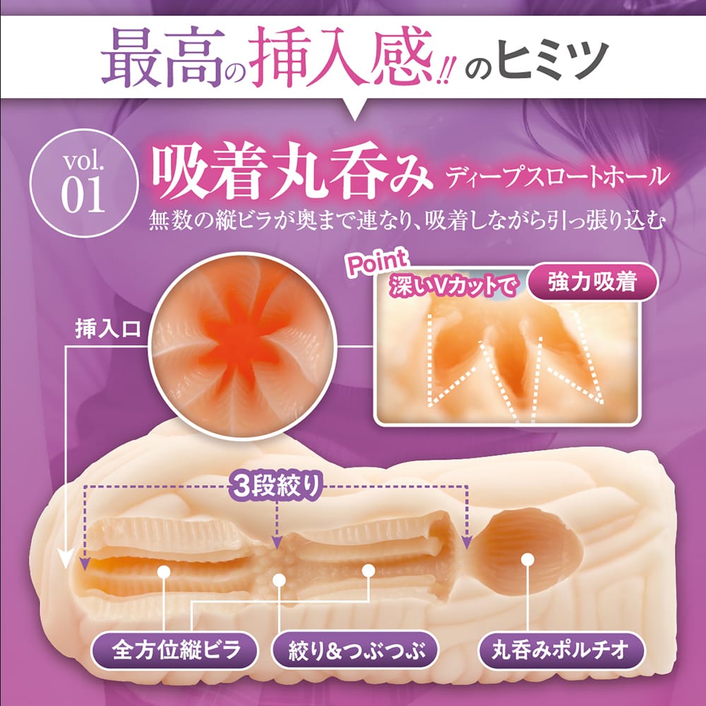 Frog - Ultimate Insertion Vol 01 Mei Onahole Masturbator (Beige) OT1282 CherryAffairs
