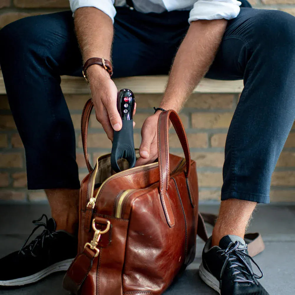 Fun Factory - Manta Soft Stroker Masturbator (Bottle Green) FF1201 CherryAffairs