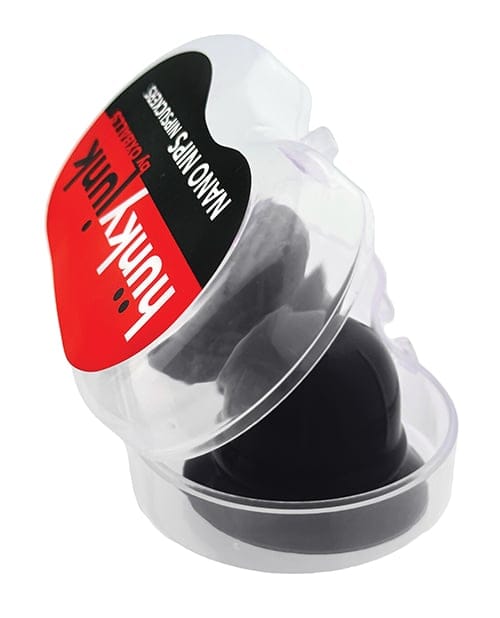 Hunky Junk - Nano Nips Silicone Nipple Suction Set (Black) OX1068 CherryAffairs
