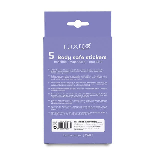 Kiiroo - Luxus LuxHer Bodysafe Stickers KR1060 CherryAffairs