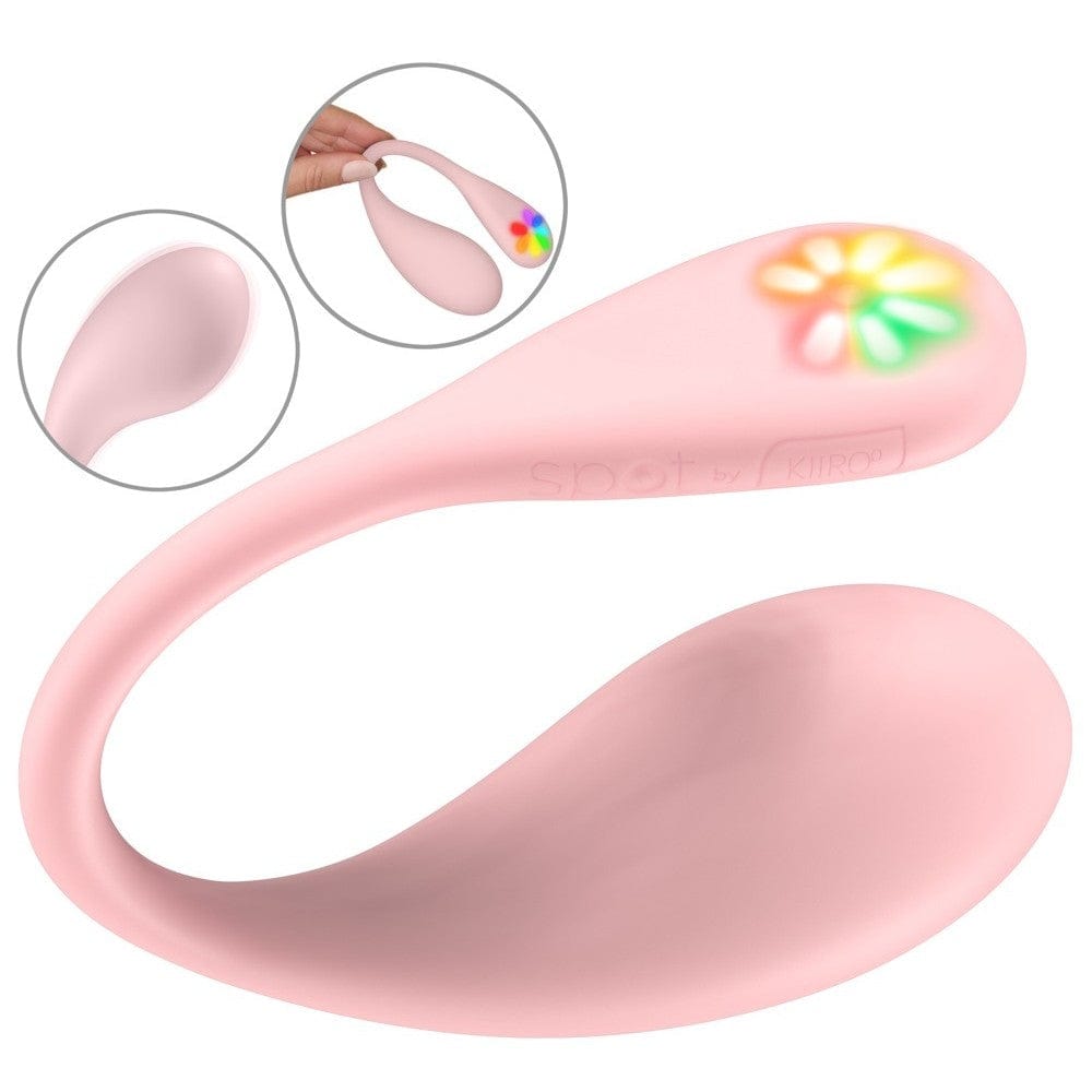Kiiroo - Spot Kiss Me App-Controlled Wearable Egg Vibrator (Pink) KR1058 CherryAffairs
