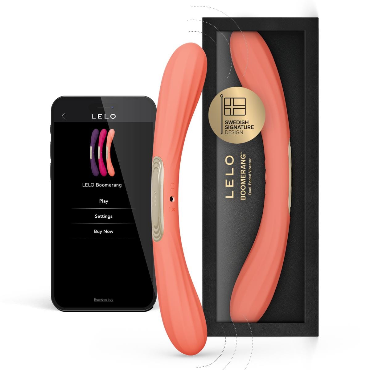 LELO - Boomerang App Controlled Dual Ended Vibrator CherryAffairs