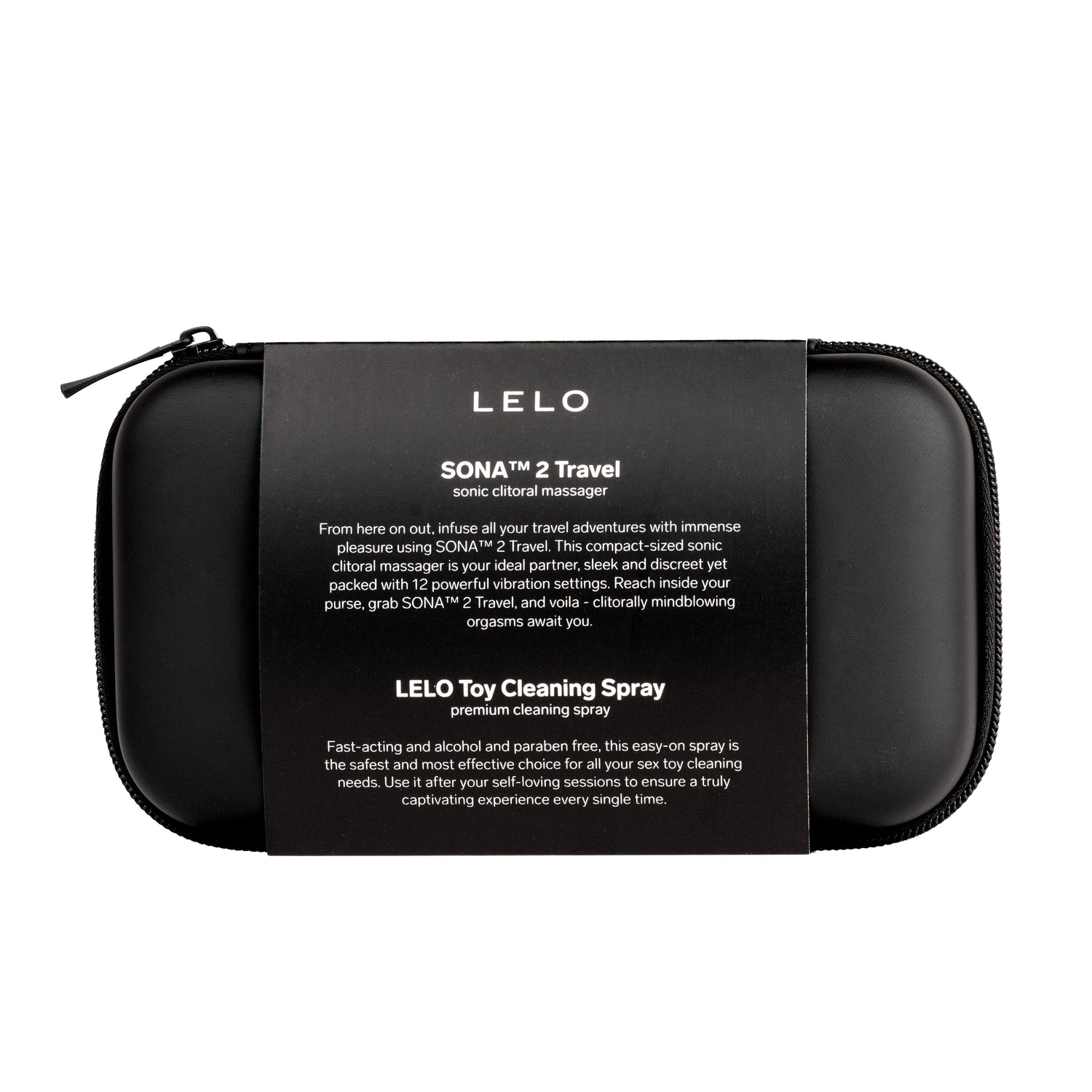 LELO - Pleasure On The Go Kit B Sona 2 Sonic Clitoral Massager with Pleasure Enhancing Serum CherryAffairs