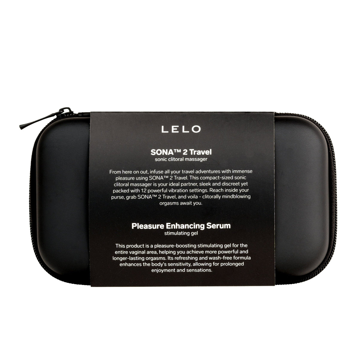 LELO - Pleasure On The Go Kit B Sona 2 Sonic Clitoral Massager with Pleasure Enhancing Serum CherryAffairs