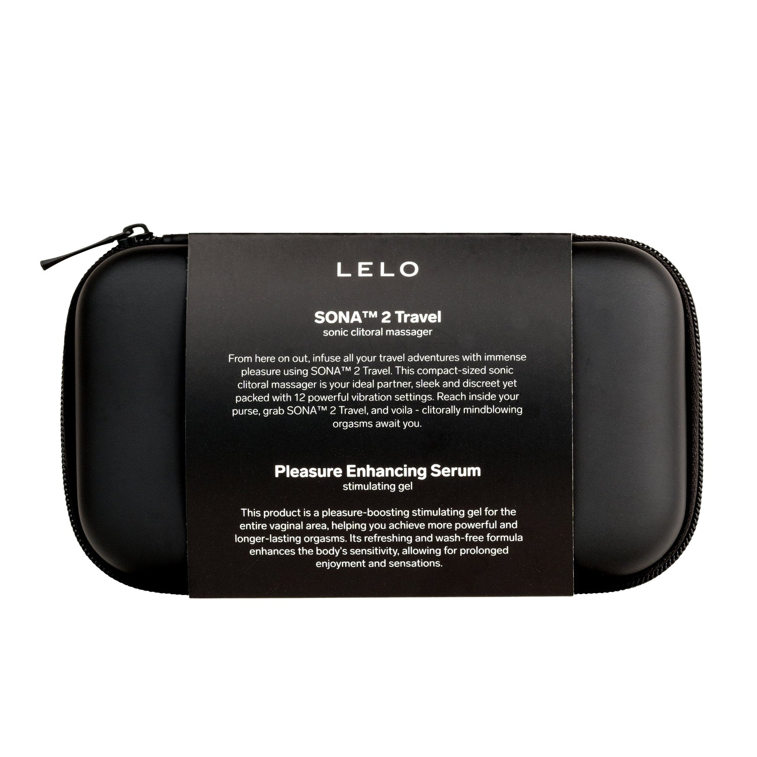LELO - Pleasure On The Go Kit B Sona 2 Sonic Clitoral Massager with Pleasure Enhancing Serum CherryAffairs