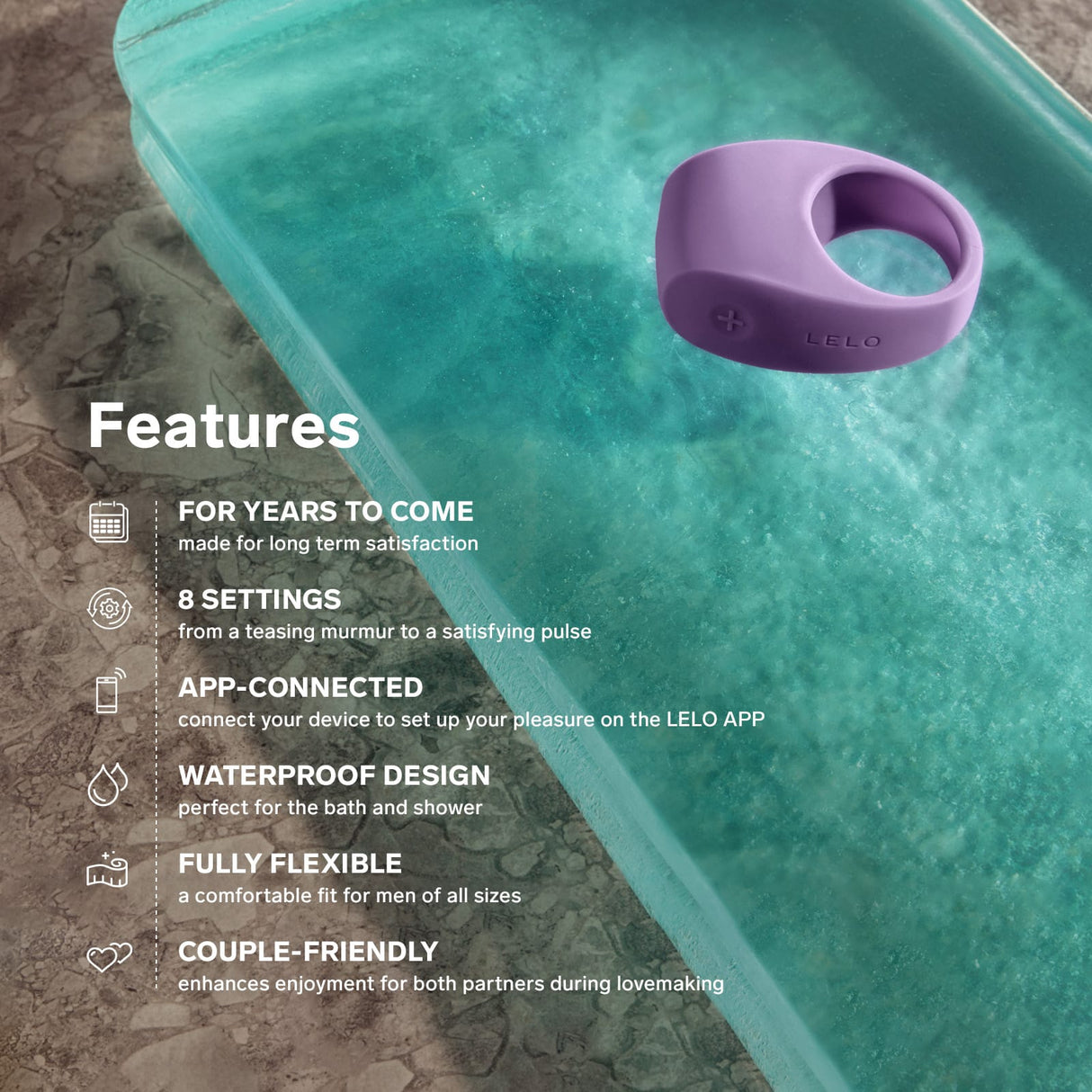 LELO - Tor 3 Vibrating Couple's Cock Ring CherryAffairs