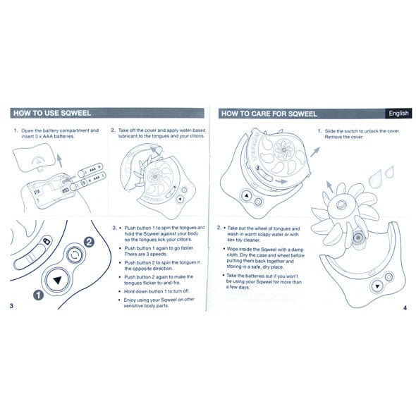 Lovehoney - Sqweel 2 Oral Sex Toy Clit Massager - CherryAffairs.sg