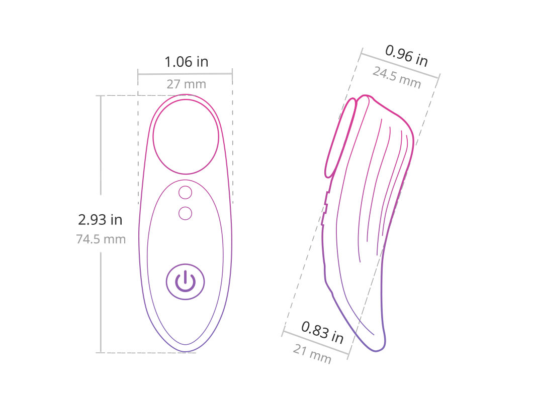 Lovense - Ferri App-Controlled Panty Vibrator (Pink) LOS1020 CherryAffairs
