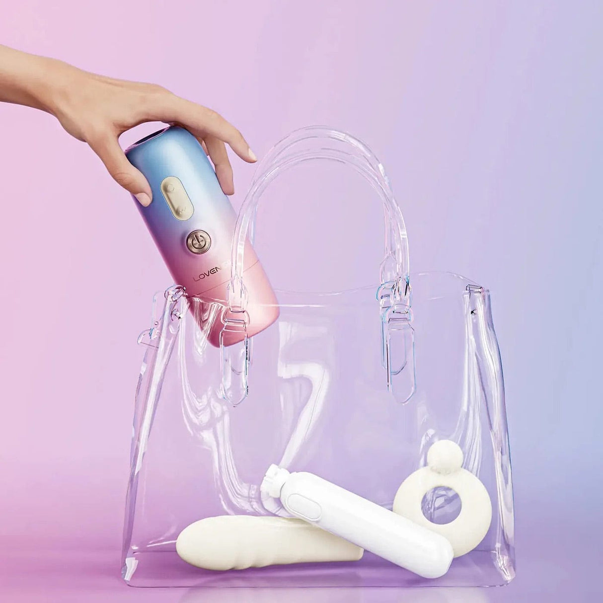 Lovense - Spinel App-controlled Portable Thrusting Vibrating Heating Dildo LOS1073 CherryAffairs