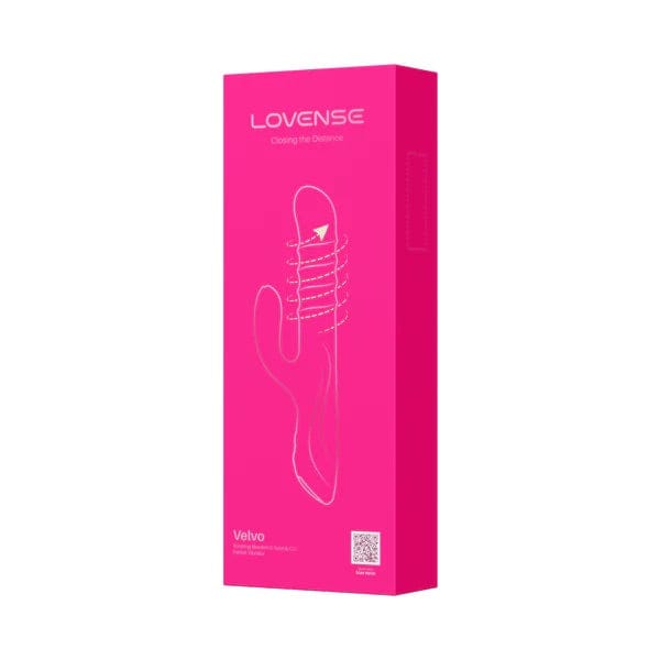 Lovense - Velvo Rotating Beaded G Spot Rabbit Vibrator (Pink) LOS1076 CherryAffairs