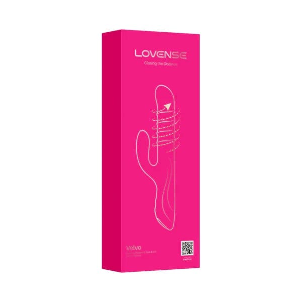 Lovense - Velvo Rotating Beaded G Spot Rabbit Vibrator (Pink) LOS1076 CherryAffairs