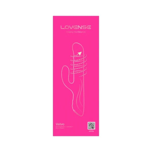 Lovense - Velvo Rotating Beaded G Spot Rabbit Vibrator (Pink) LOS1076 CherryAffairs