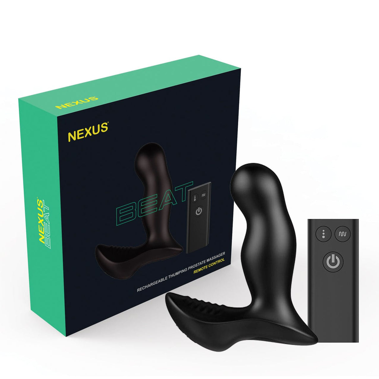 Nexus - Beat Remote Control Prostate Thumper Massager (Black) NE1084 CherryAffairs