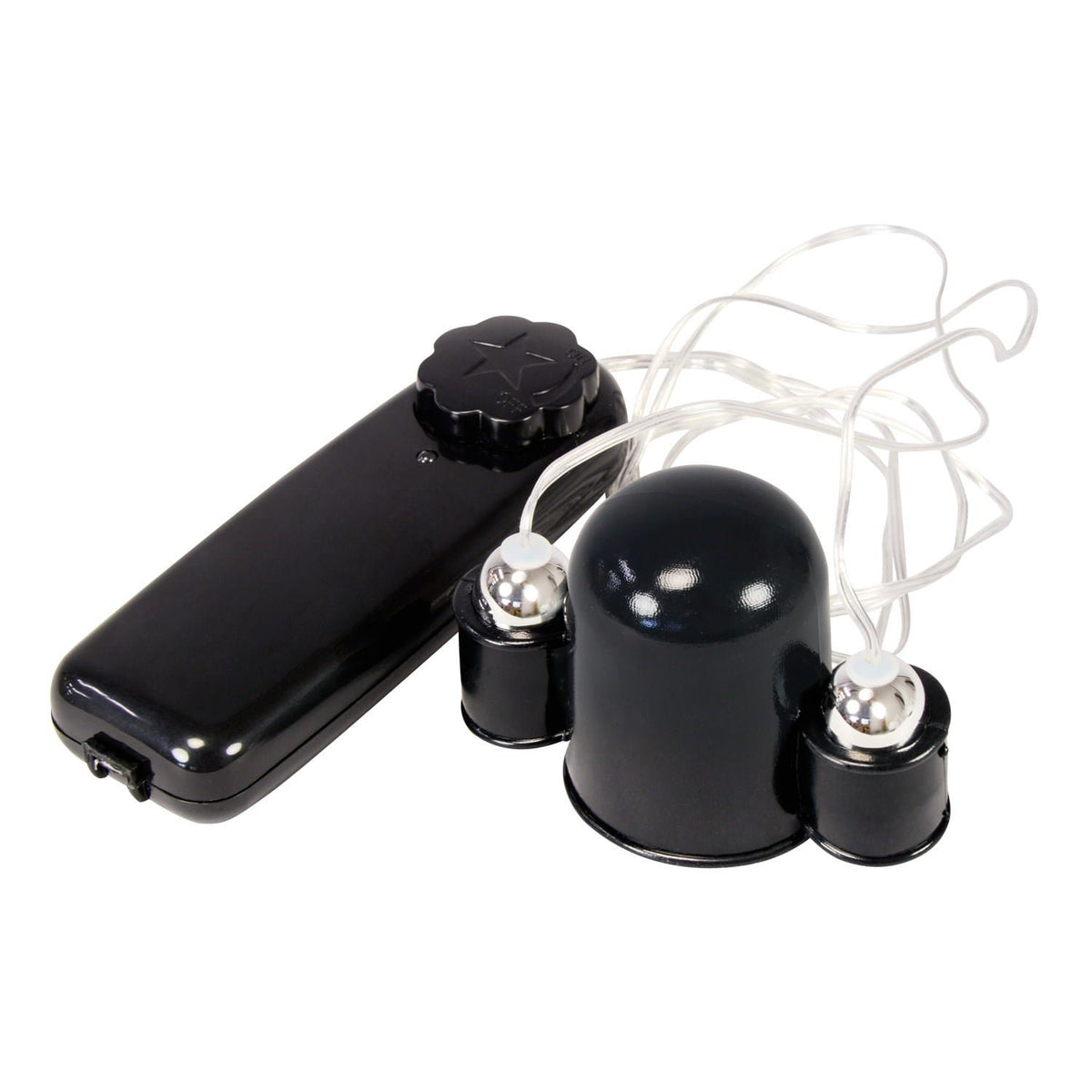 NPG - Rock Boy Full-Cap Twin-Rotor Glans Vibrator (Black) NPG1385 CherryAffairs
