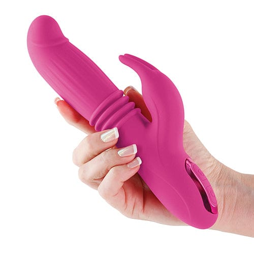 NS Novelties - INYA Passion Thrusting Throbbing Expanding Rabbit Dildo (Pink) NS1160 CherryAffairs