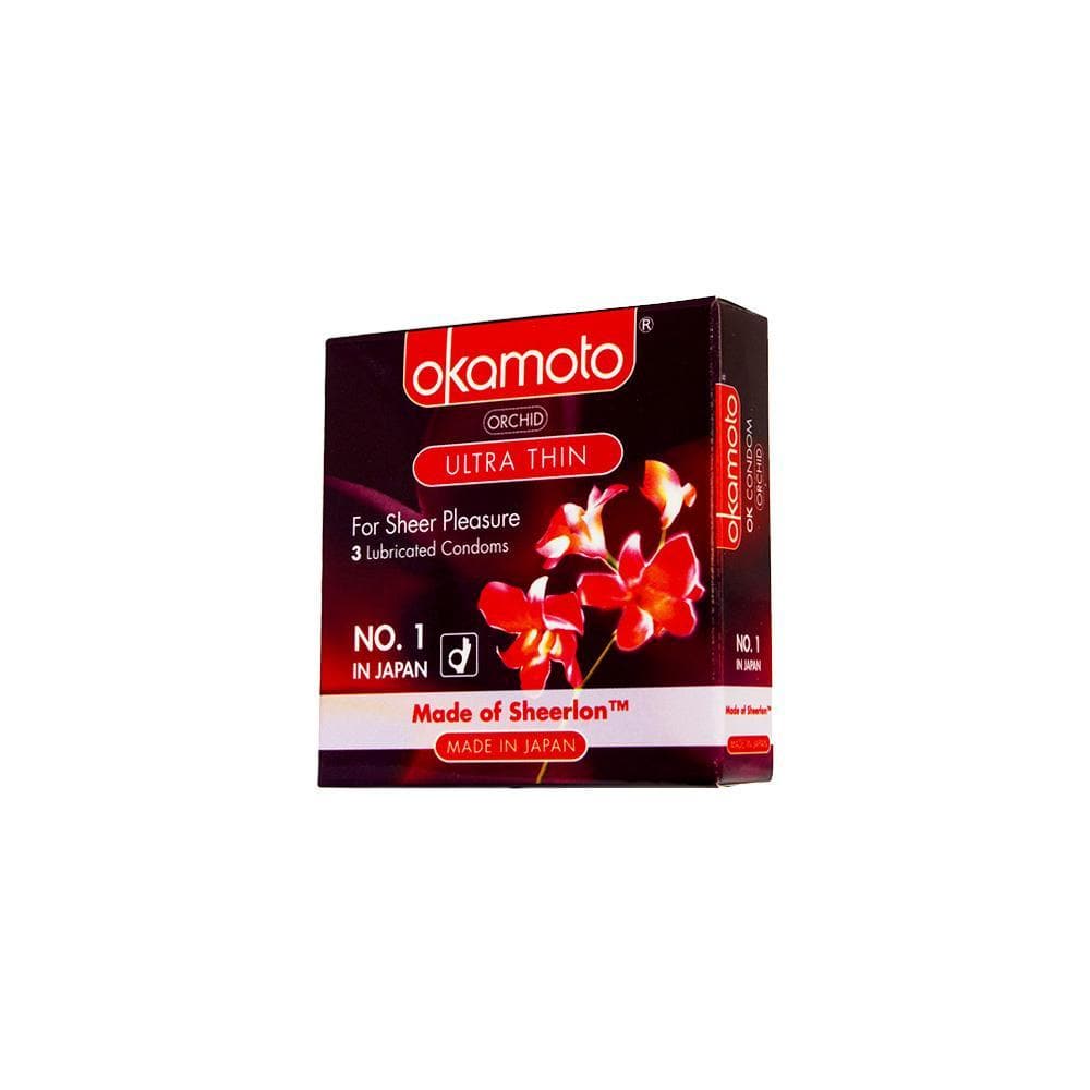 Okamoto - Orchid Ultra Thin Condoms - CherryAffairs.sg